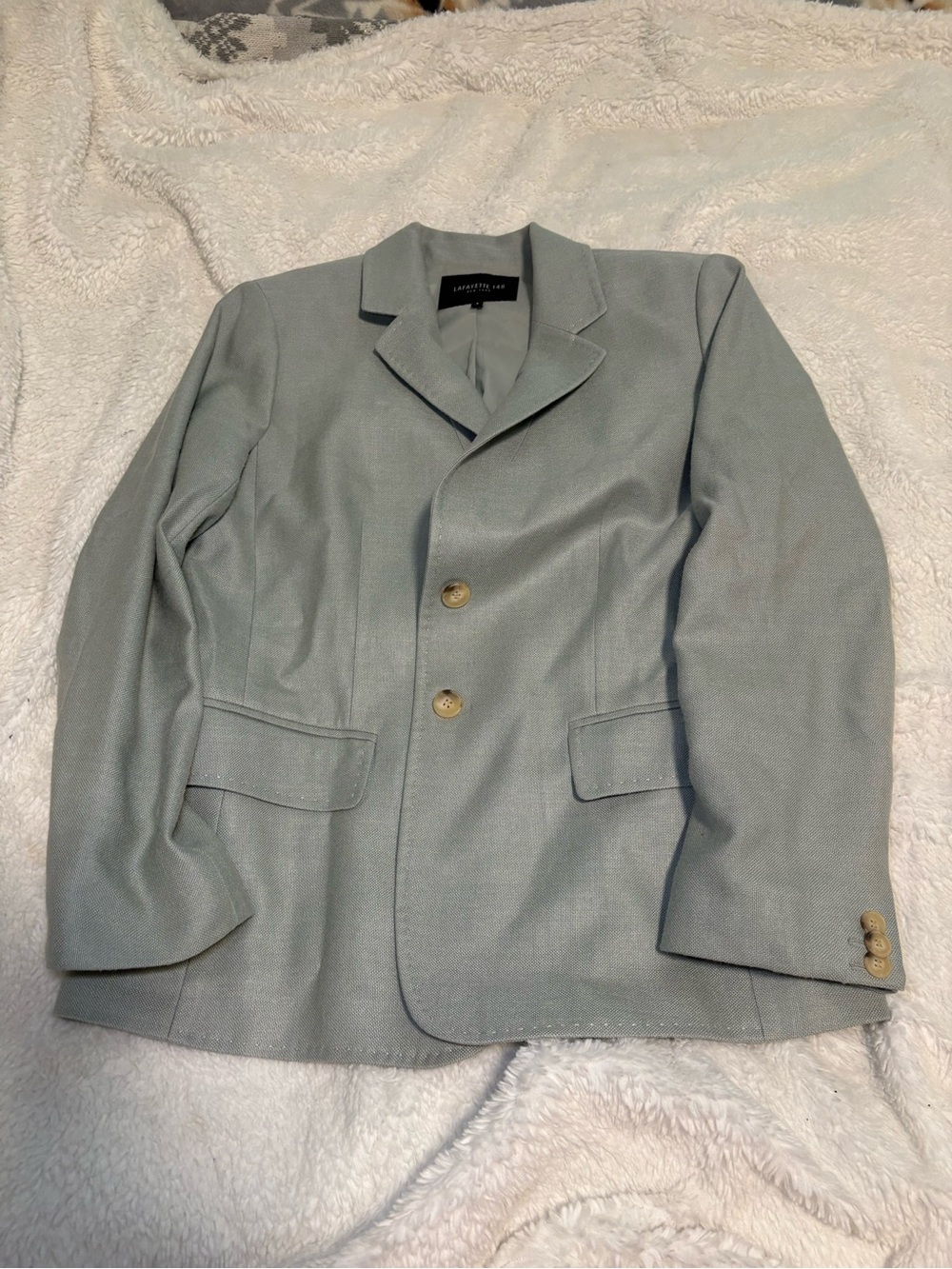 Lafayette 148 New York Light sage green  Single-Breasted Blazer